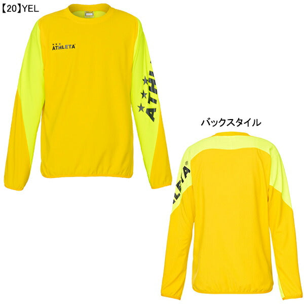 【ショップ限定エントリーでさらに+9倍】アスレタATHLETA定番チーム対応ピステシャツ18012サッカーフットサルトレーニングトップ練習着メンズ