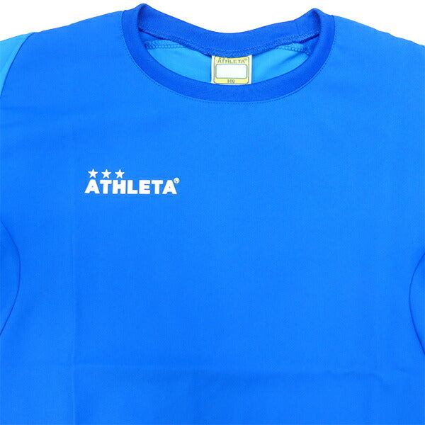アスレタATHLETAジュニア定番チーム対応ピステシャツ18012Jサッカーフットサルトレーニングトップ練習着子供用