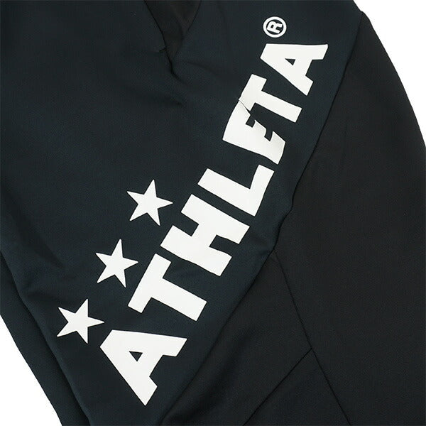 【上下セット】アスレタATHLETAジャージ上下18021-18022サッカーフットサルジャケットパンツ練習着ブラックメンズ