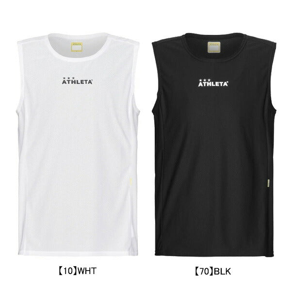 【ネコポス送料無料】アスレタATHLETAジュニアインナーシャツ18027Jサッカーフットサルノースリーブアンダーシャツ練習着子供用
