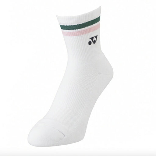 【ショップ限定エントリーでさらに+9倍】【ネコポス送料無料】YONEXヨネックステニスバドミントンメンズハーフソックス25-27cmホワイト19194