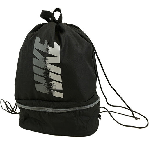 【ネコポス送料無料】ナイキNIKESS252ルームプールバッグ1994030-009サッカーフットサルジムサック仕切り付き14Lブラック