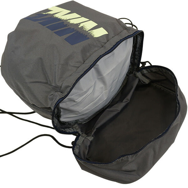 【ネコポス送料無料】ナイキNIKESS252ルームプールバッグ1994030-018サッカーフットサルジムサック仕切り付き14Lグレー