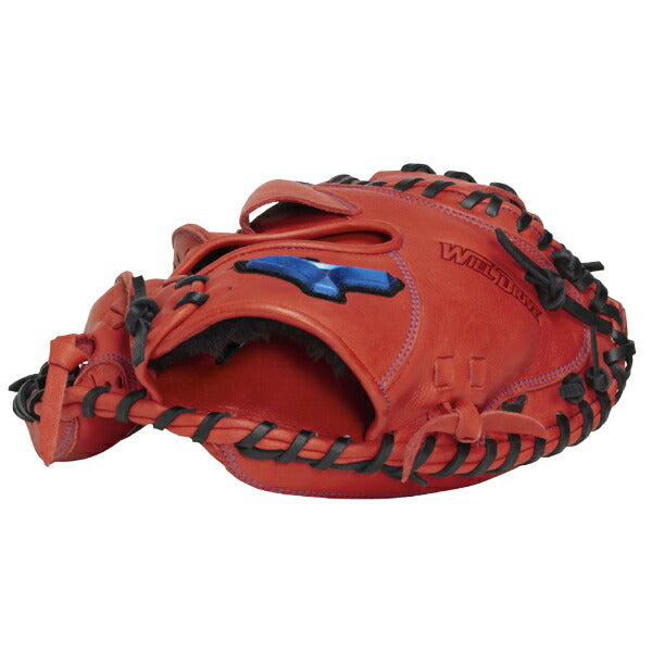 ミズノmizuno野球軟式野球グローブウィルドライブブルー捕手用B-D型1AJCR33700