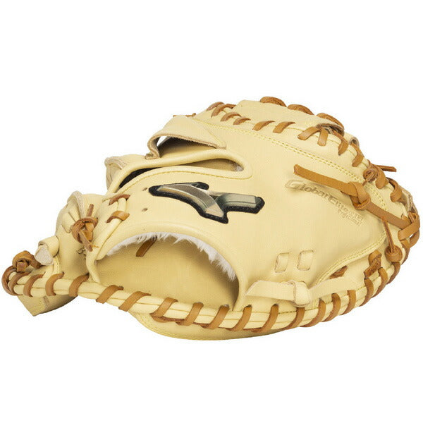ミズノMIZUNO野球軟式用ジュニア捕手用キャッチャーミットグローバルエリートRGブランドアンバサダーセレクション大城卓三モデル25FW1AJCY33100-8049