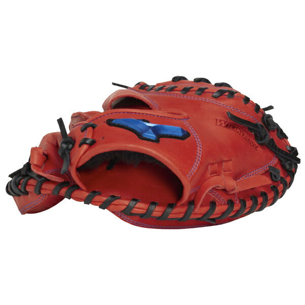 ミズノmizuno少年野球軟式用グローブウィルドライブブルー捕手用M-R型25FW1AJCY33400