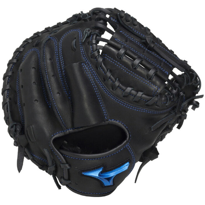 ミズノMIZUNO野球ジュニア軟式用キャッチャーミットWILLDRIVEBLUE捕手用/M-R型1AJCY34700
