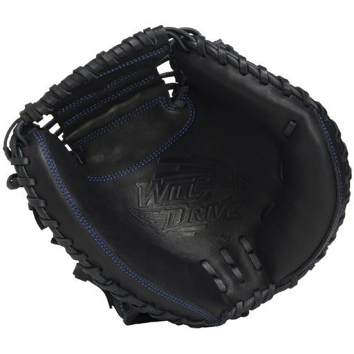 ミズノMIZUNO野球ジュニア軟式用キャッチャーミットWILLDRIVEBLUE捕手用/M-R型1AJCY34700