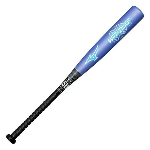 ミズノMIZUNO野球ジュニア軟式用バットウィルドライブブルー×ヒッティングナビFRP製トップバランス1CJFY143-6709