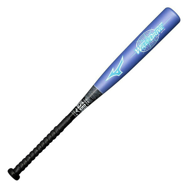 ミズノMIZUNO野球ジュニア軟式用バットウィルドライブブルー×ヒッティングナビFRP製トップバランス1CJFY143-6709