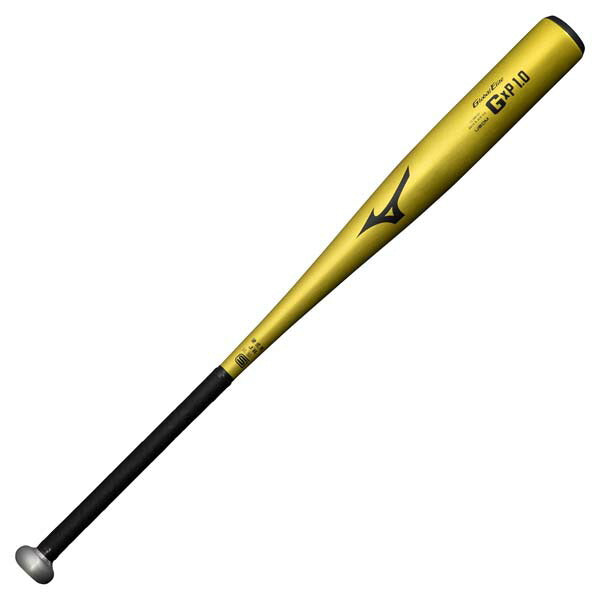 【ショップ限定エントリーでさらに+9倍】【即出荷】ミズノMIZUNOミズノ公式硬式用【グローバルエリート】G×P1.0金属製／83cm／平均900g以上／2024年春新基準対応ゴールド1CJMH121