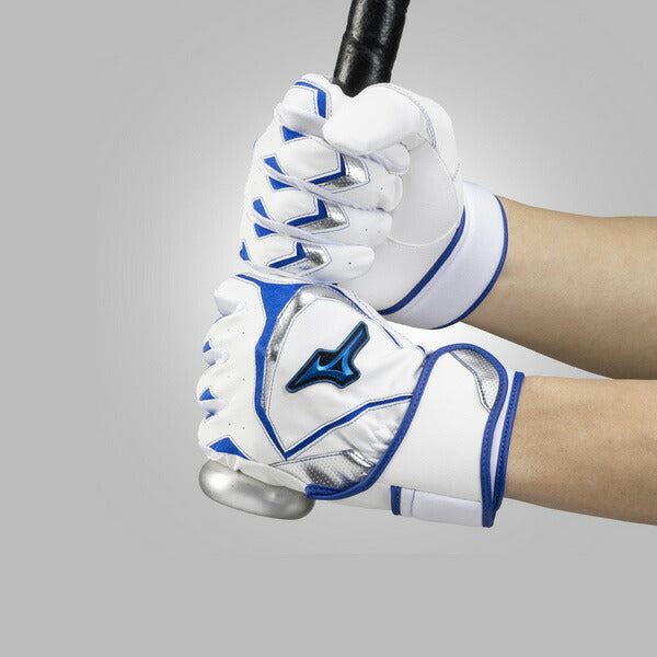 【ネコポス送料無料】ミズノMIZUNO野球バッティンググラブWDBLUEウィルドライブブルー手袋1EJEA295