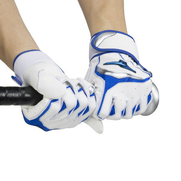 【ネコポス送料無料】ミズノMIZUNO野球バッティンググラブWDBLUEウィルドライブブルー手袋1EJEA295