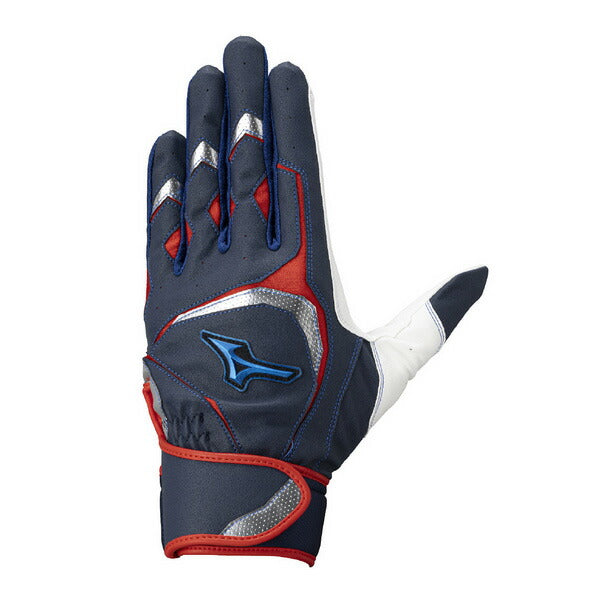【ネコポス送料無料】ミズノMIZUNO野球バッティンググラブWDBLUEウィルドライブブルー手袋1EJEA295