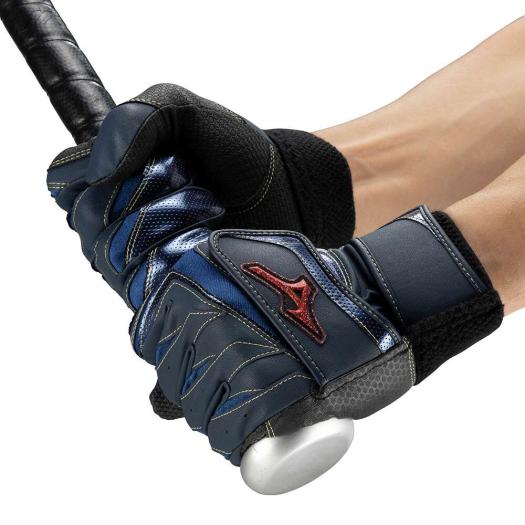 【ネコポス送料無料】野球ミズノバッティンググローブ両手用レプリカシリコンパワーアークDIユニセックスウィルドライブ大人用大人1EJEA544