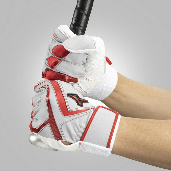 【ネコポス送料無料】野球バッティンググローブウィルドライブレッド24AWWILLDRIVERED手袋両手用1EJEA545