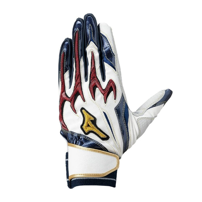 MIZUNOミズノ野球バッティンググローブユニセックスミズノプロシリコンパワーアークDI勝色コレクション両手用1EJEA56801