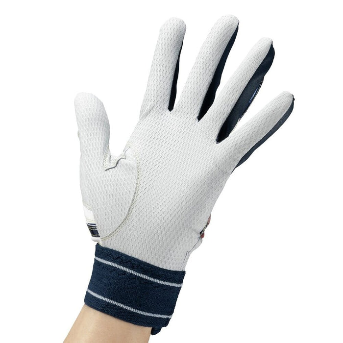 MIZUNOミズノ野球バッティンググローブユニセックスミズノプロシリコンパワーアークDI勝色コレクション両手用1EJEA56801