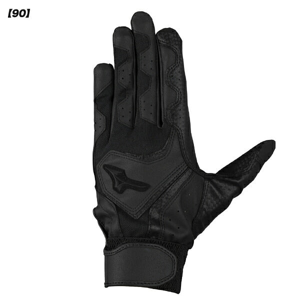 【ショップ限定エントリーでさらに+9倍】【ネコポス対応可】ミズノmizuno野球バッティンググローブガチグラブ高校野球ルール対応モデル両手用1EJEH280