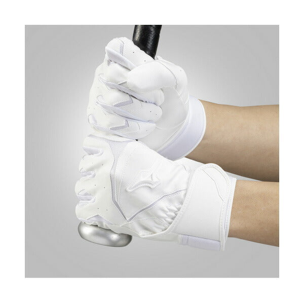 【ネコポス送料無料】ミズノMIZUNO野球バッティンググラブWDBLUE学生ウィルドライブブルー高校野球ルール対応モデル手袋1EJEH295