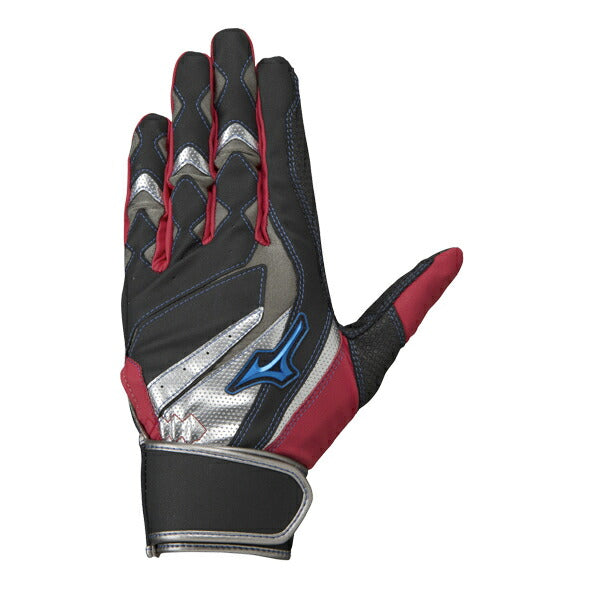 【ショップ限定エントリーでさらに+9倍】【ネコポス送料無料】少年野球バッティンググローブミズノmizuno学童野球軟式野球ジュニアバッティンググローブWILLDRIVEBLUE1EJEY245