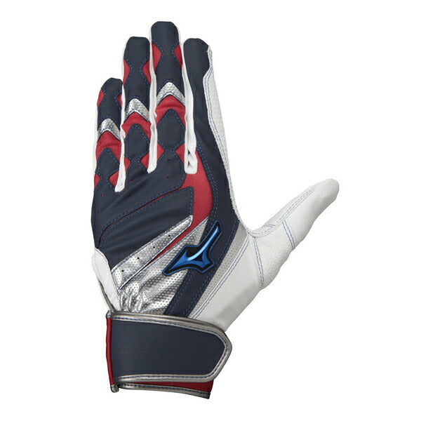 【ショップ限定エントリーでさらに+9倍】【ネコポス送料無料】少年野球バッティンググローブミズノmizuno学童野球軟式野球ジュニアバッティンググローブWILLDRIVEBLUE1EJEY245