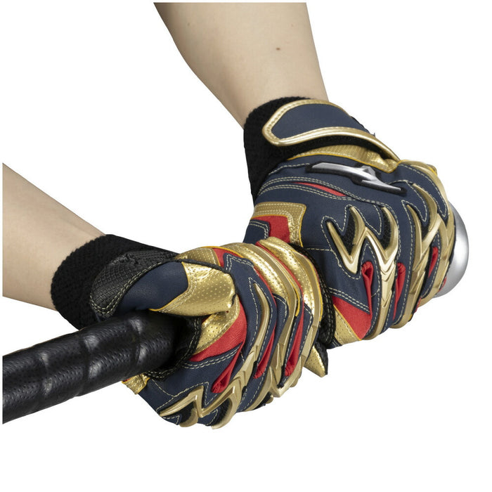 【ネコポス送料無料】ミズノ野球ジュニアバッティンググローブシリコンパワーアークDIレプリカ1EJEY255