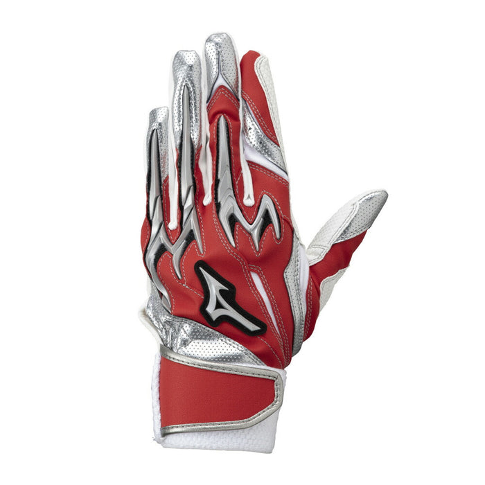 【ネコポス送料無料】ミズノ野球ジュニアバッティンググローブシリコンパワーアークDIレプリカ1EJEY255