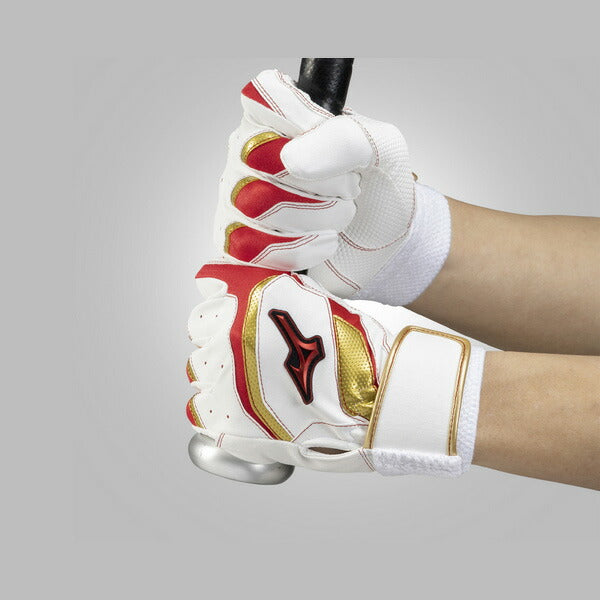 【ネコポス送料無料】ミズノMIZUNO野球バッティンググラブWDREDウィルドライブレッド手袋1EJEY290