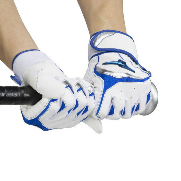【ネコポス送料無料】ミズノMIZUNO野球ジュニアバッティンググラブWDBLUEウィルドライブブルー手袋少年1EJEY295