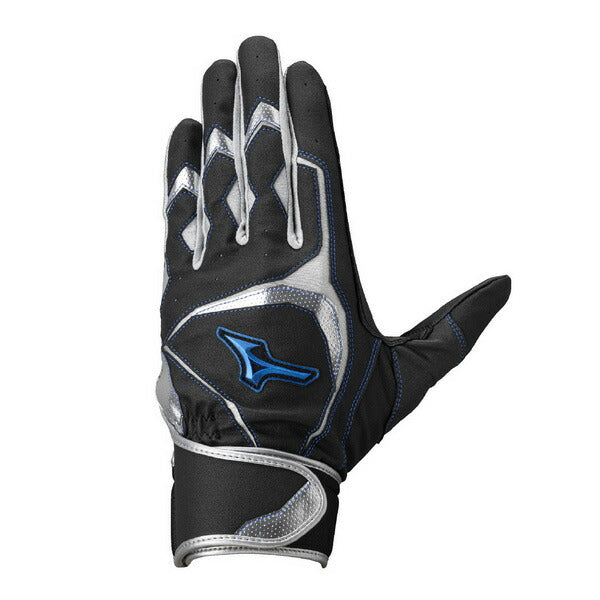 【ネコポス送料無料】ミズノMIZUNO野球ジュニアバッティンググラブWDBLUEウィルドライブブルー手袋少年1EJEY295