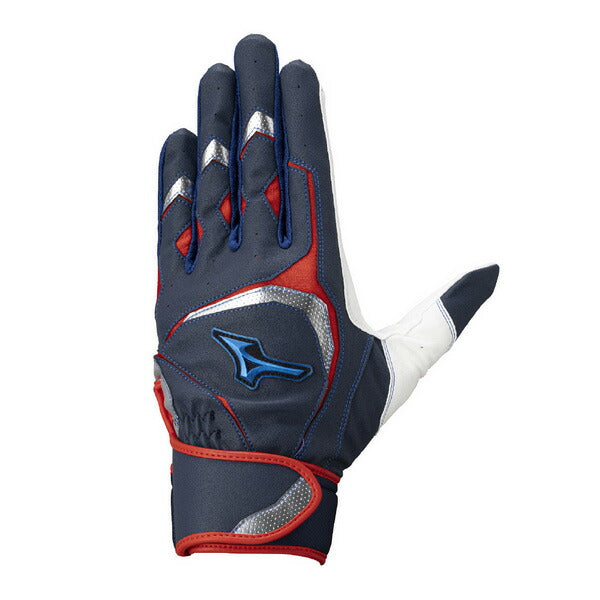 【ネコポス送料無料】ミズノMIZUNO野球ジュニアバッティンググラブWDBLUEウィルドライブブルー手袋少年1EJEY295