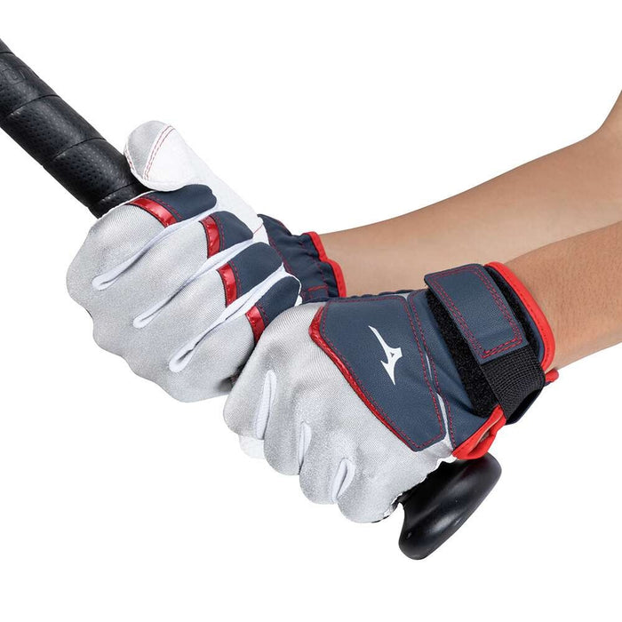 【ショップ限定エントリーでさらに+9倍】野球ジュニア少年野球バッティンググローブ両手用ミズノワイルドキッズバッティング手袋WILLDRIVE1EJEY520