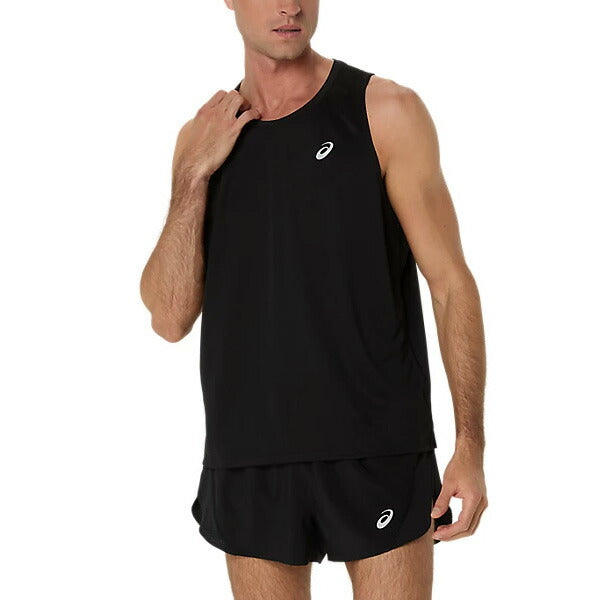 【ショップ限定エントリーでさらに+9倍】【ネコポス送料無料】アシックスasicsメンズランニングシャツドライタンク25SSノースリーブ2011D295