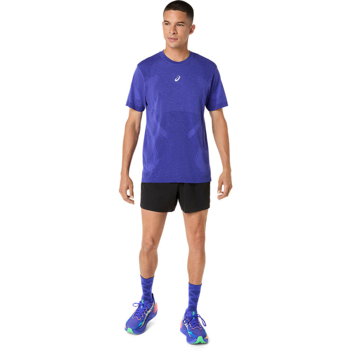 アシックスasicsランニングTシャツ半袖メンズROADランニングシームレス半袖シャツROADACTIBREEZEシームレス通気孔2011D355