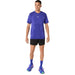 アシックスasicsランニングTシャツ半袖メンズROADランニングシームレス半袖シャツROADACTIBREEZEシームレス通気孔2011D355