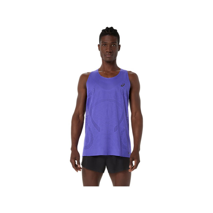 アシックスasicsランニングシングレットタンクトップノースリーブメンズMETARUNシングレットMETARUNACTIBREEZE通気孔軽量レース対応2011D508