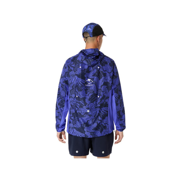 アシックスasicsトレイルランニングジャケットメンズFUJITRAILパッカブルジャケットFUJITRAILパッカブル胸ポケットメッシュパネル温度調節2011D524