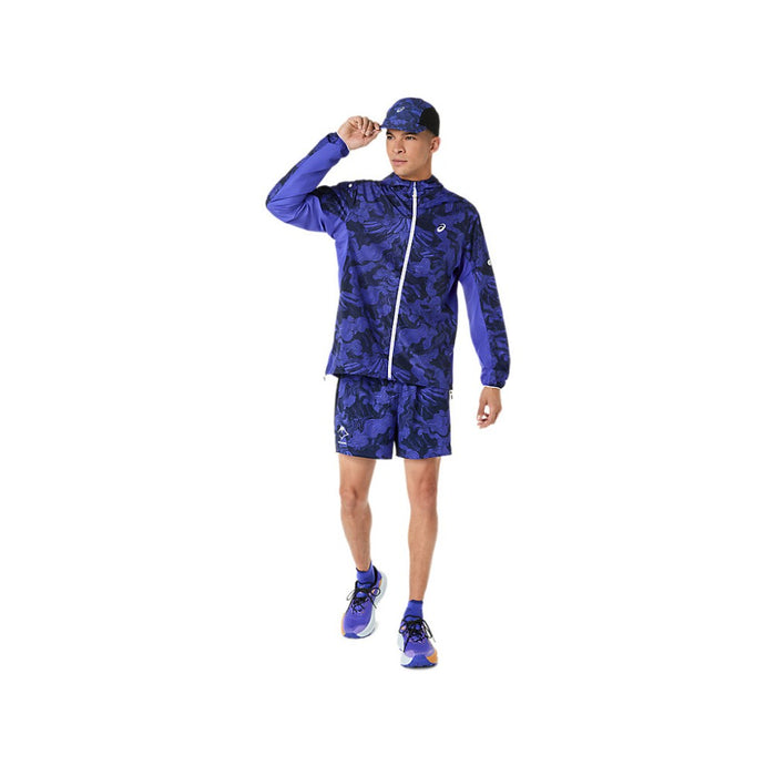 アシックスasicsトレイルランニングジャケットメンズFUJITRAILパッカブルジャケットFUJITRAILパッカブル胸ポケットメッシュパネル温度調節2011D524