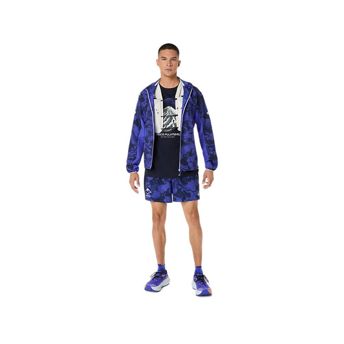 アシックスasicsトレイルランニングジャケットメンズFUJITRAILパッカブルジャケットFUJITRAILパッカブル胸ポケットメッシュパネル温度調節2011D524