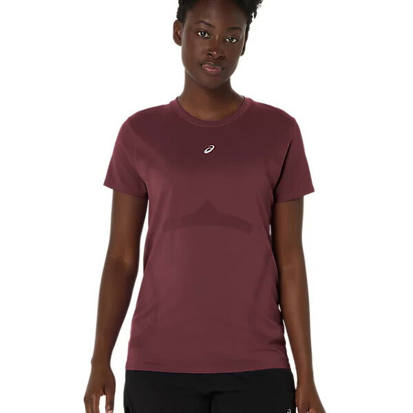 【ショップ限定エントリーでさらに+9倍】【ネコポス送料無料】アシックスasicsレディースランニングシャツROADランニングシームレス25FW半袖2012D292
