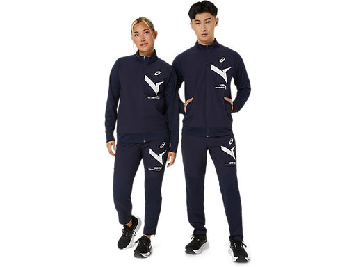 アシックスasicsジャージジャケットAIM-TRGウインドバリアハイブリッドニットジャケット2031E724