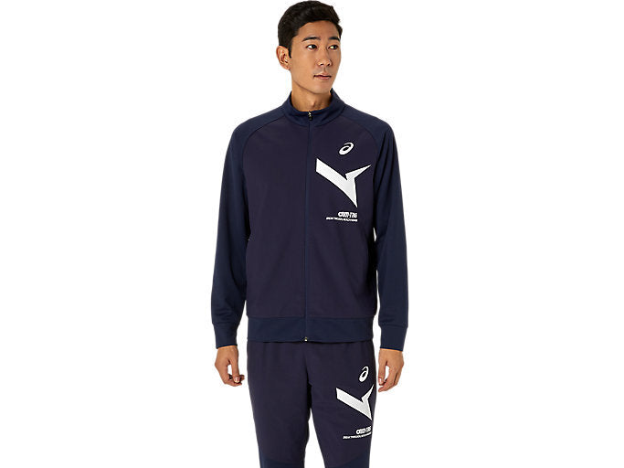 【ショップ限定エントリーでさらに+9倍】アシックスasicsジャージジャケットAIM-TRGウインドバリアハイブリッドニットジャケット2031E724