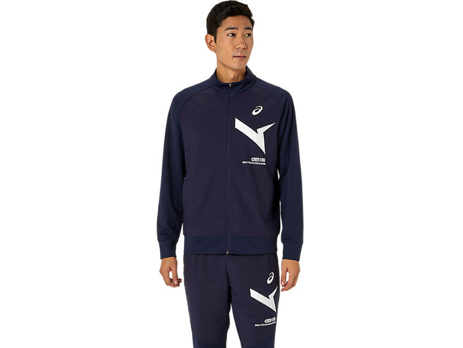 【ショップ限定エントリーでさらに+9倍】アシックスasicsジャージジャケットAIM-TRGウインドバリアハイブリッドニットジャケット2031E724