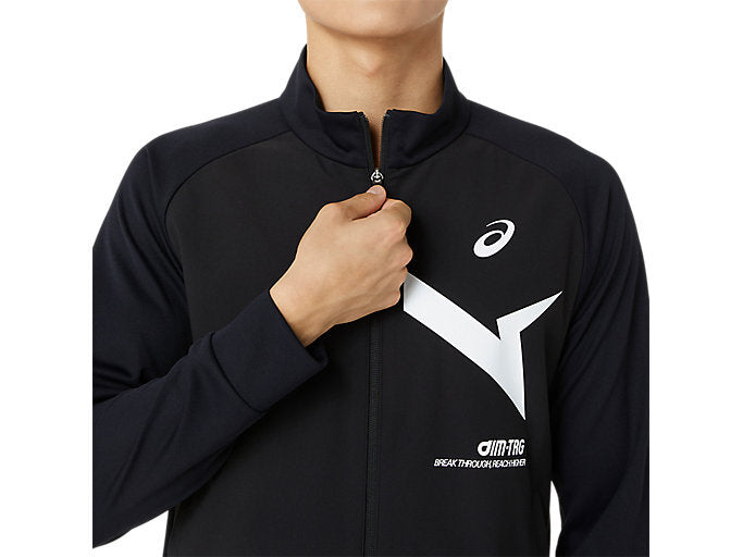 【ショップ限定エントリーでさらに+9倍】アシックスasicsジャージジャケットAIM-TRGウインドバリアハイブリッドニットジャケット2031E724