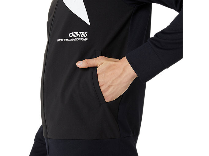 【ショップ限定エントリーでさらに+9倍】アシックスasicsジャージジャケットAIM-TRGウインドバリアハイブリッドニットジャケット2031E724