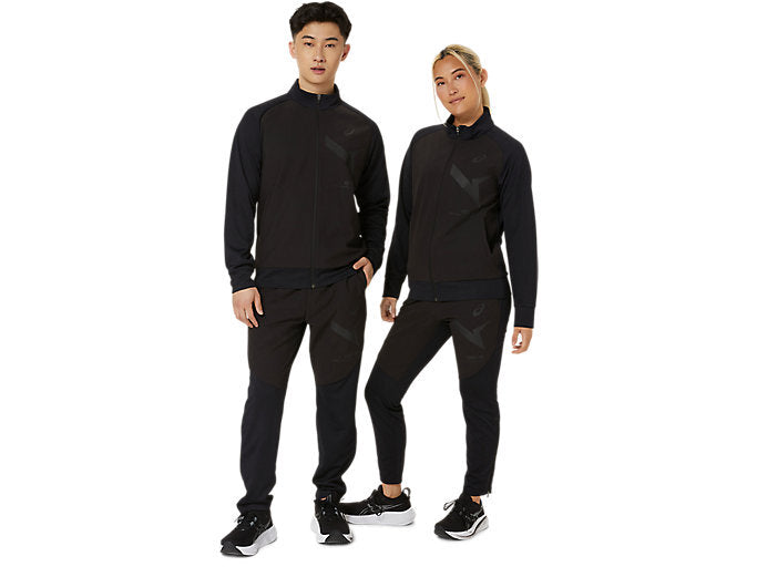 アシックスasicsジャージジャケットAIM-TRGウインドバリアハイブリッドニットジャケット2031E724