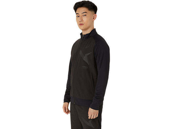 アシックスasicsジャージジャケットAIM-TRGウインドバリアハイブリッドニットジャケット2031E724