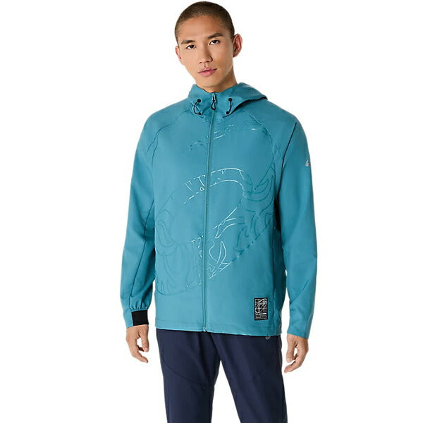 【ショップ限定エントリーでさらに+9倍】アシックスasicsクールアクティモーションクロスフーディージャケットメンズジャケット2031E979
