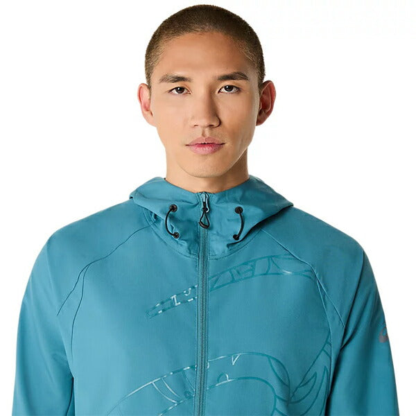 【ショップ限定エントリーでさらに+9倍】アシックスasicsクールアクティモーションクロスフーディージャケットメンズジャケット2031E979